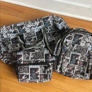 Pottery Barn Kids Black and Gray Backpack for Everyday Use